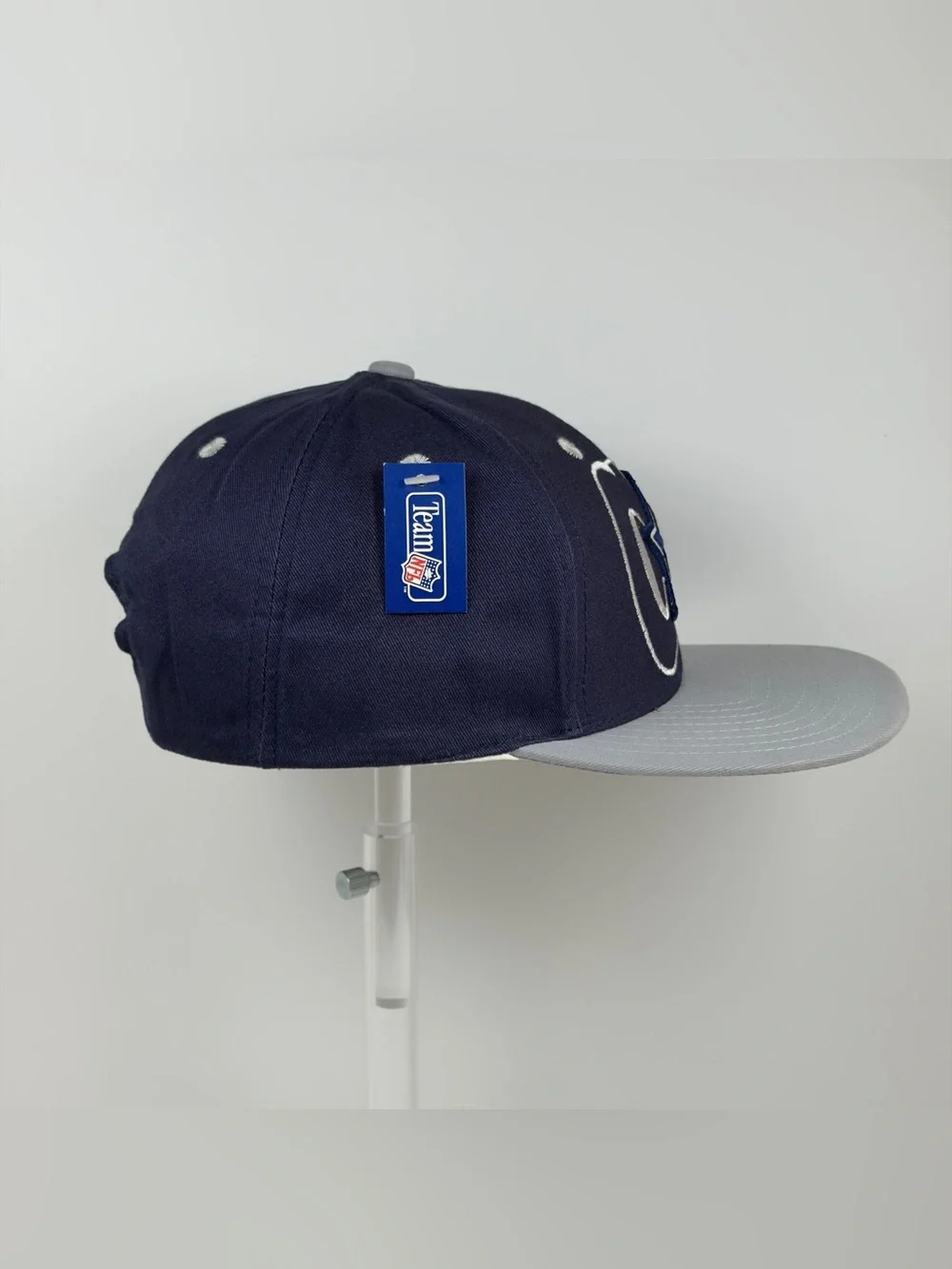 Vtg Dallas Cowboys Hat Annco Snapback Big Logo Team NFL 90s Deadstock NWT Blue